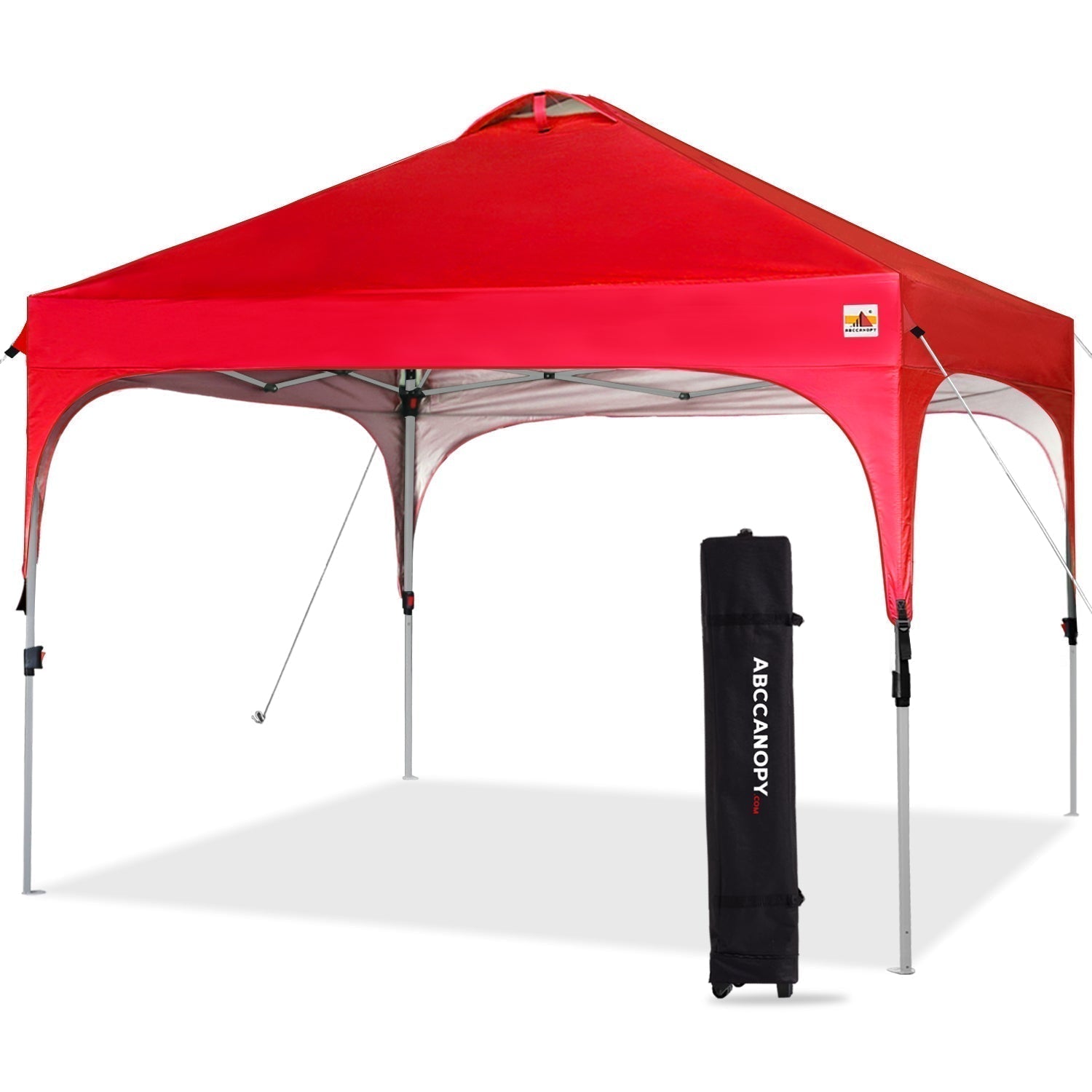 ABCCANOPY Instant Pop-Up Canopy for Camping & Beach 6.6x6.6, 8x8, 10x10