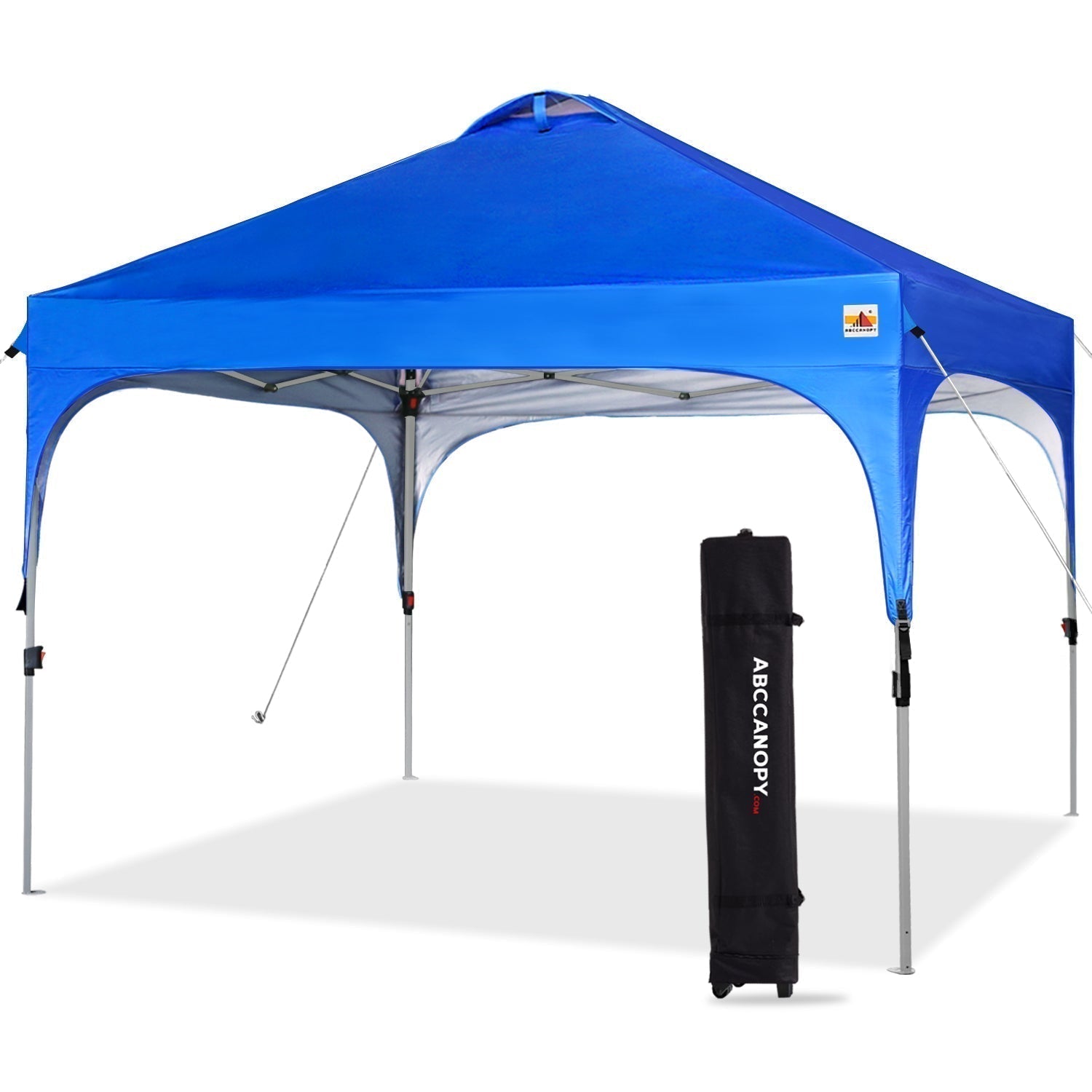 ABCCANOPY Instant Pop-Up Canopy for Camping & Beach 6.6x6.6, 8x8, 10x10