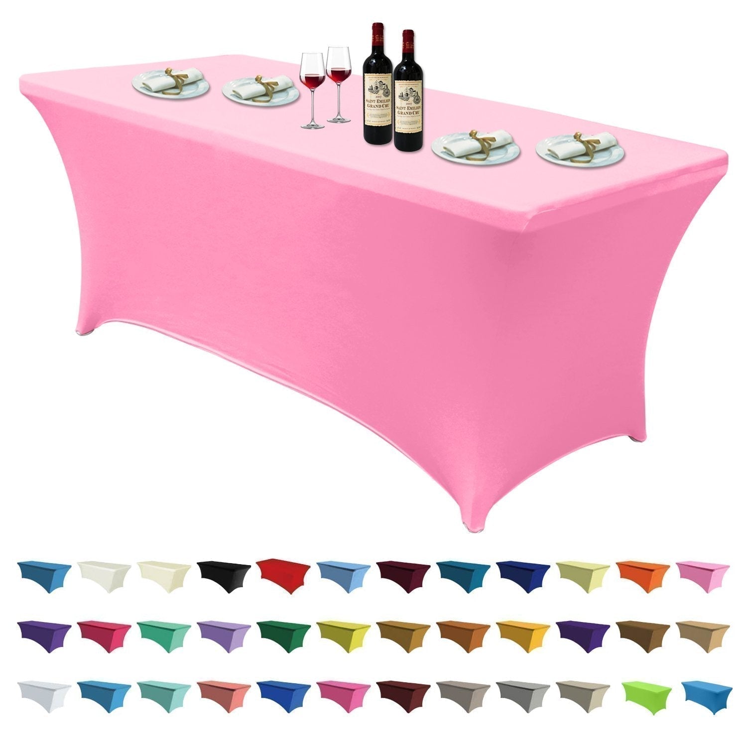 Spandex Tablecloths for Home Rectangular Table - ABC-CANOPY